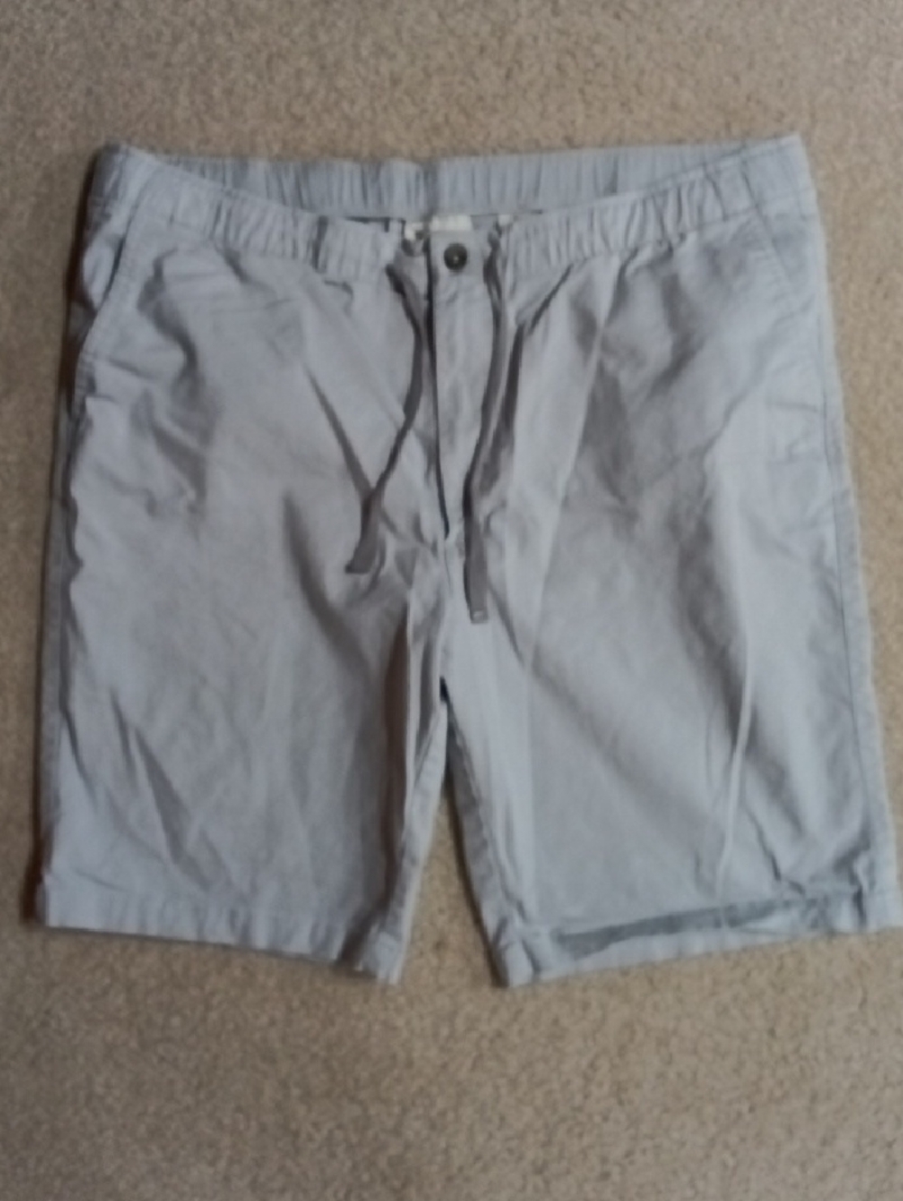 True Nation Light Tan Drawstring Shorts